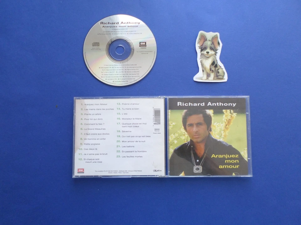 très rare - cd - RICHARD ANTHONY " Aranjuez mon amour " en TBE - Photo 1/1