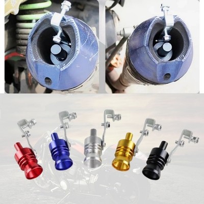 2pcs Car Motorcycle Turbo Sound Whistle, Loud Noise Amplifier Tailpipe Simulat L