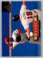 1997 New Pinnacle Baseball #116 Barry Larkin - VG - Cincinnati Reds