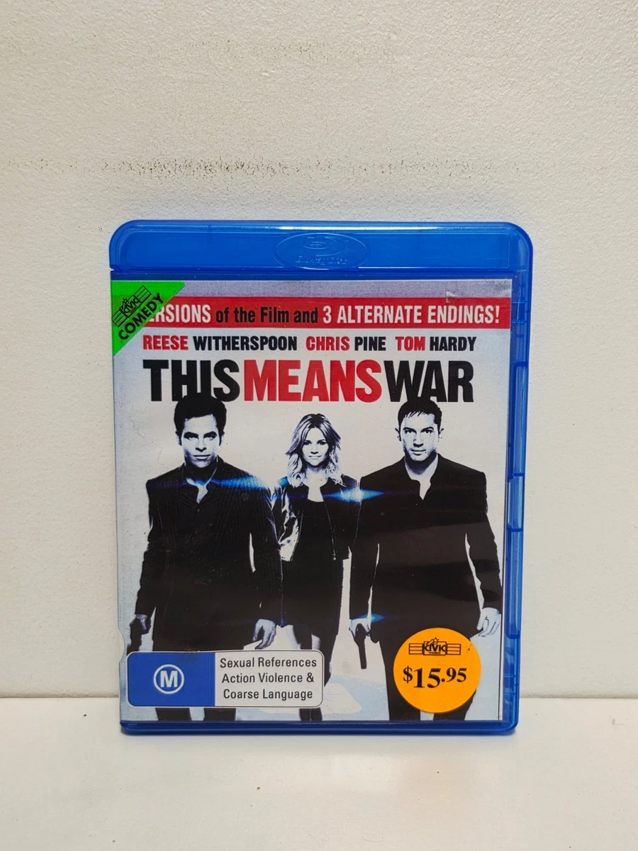 This Means War (Bluray, 2012) *Ex-Rental* Region B + Free Post
