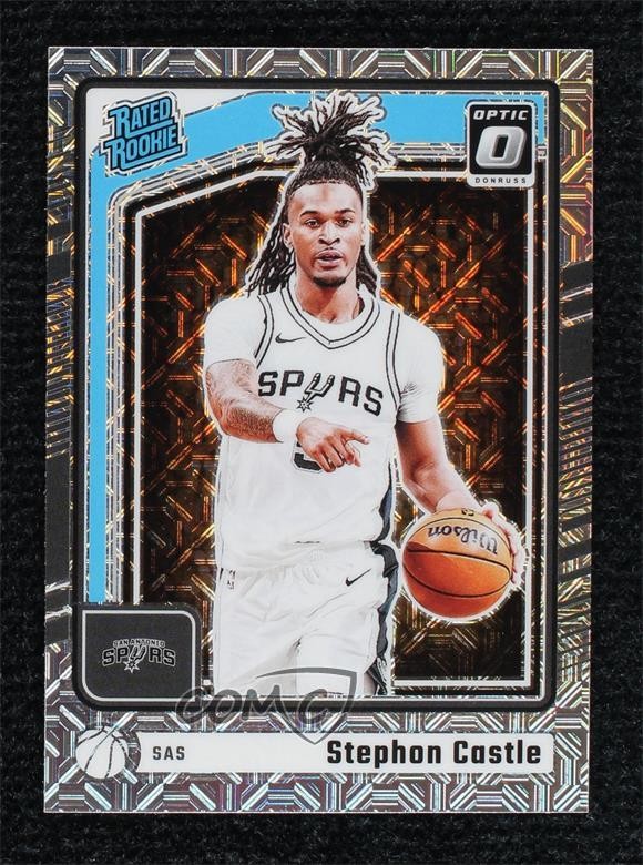 2024-25 Panini Donruss Optic Rated Rookie Choice Prizm Stephon Castle #254 9su