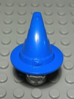 Lego Figur ZubehöR Kopfbedeckung Hut Blau
