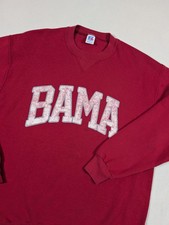 Vintage 90s Russell Athletic Alabama Crimson Tide Red Crewneck Sweater XL