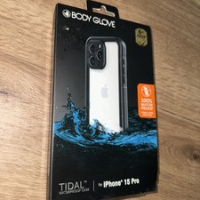 Body Glove Tidal Waterproof Case for iPhone 15 Pro Black/Clear