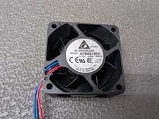Delta AFB0612EH-ABF00 60mm X 25mm, Brushless Fan, 3 Bare Wire 12VDC