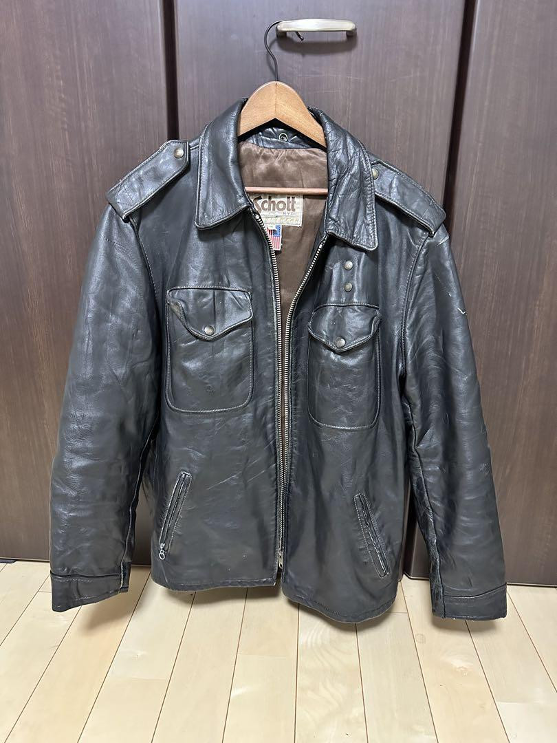 Schott 80S Usa Shot Brown Tag Vintage Leather | eBay Schott 80S Usa Shot Brown Tag Vintage Leather | eBay