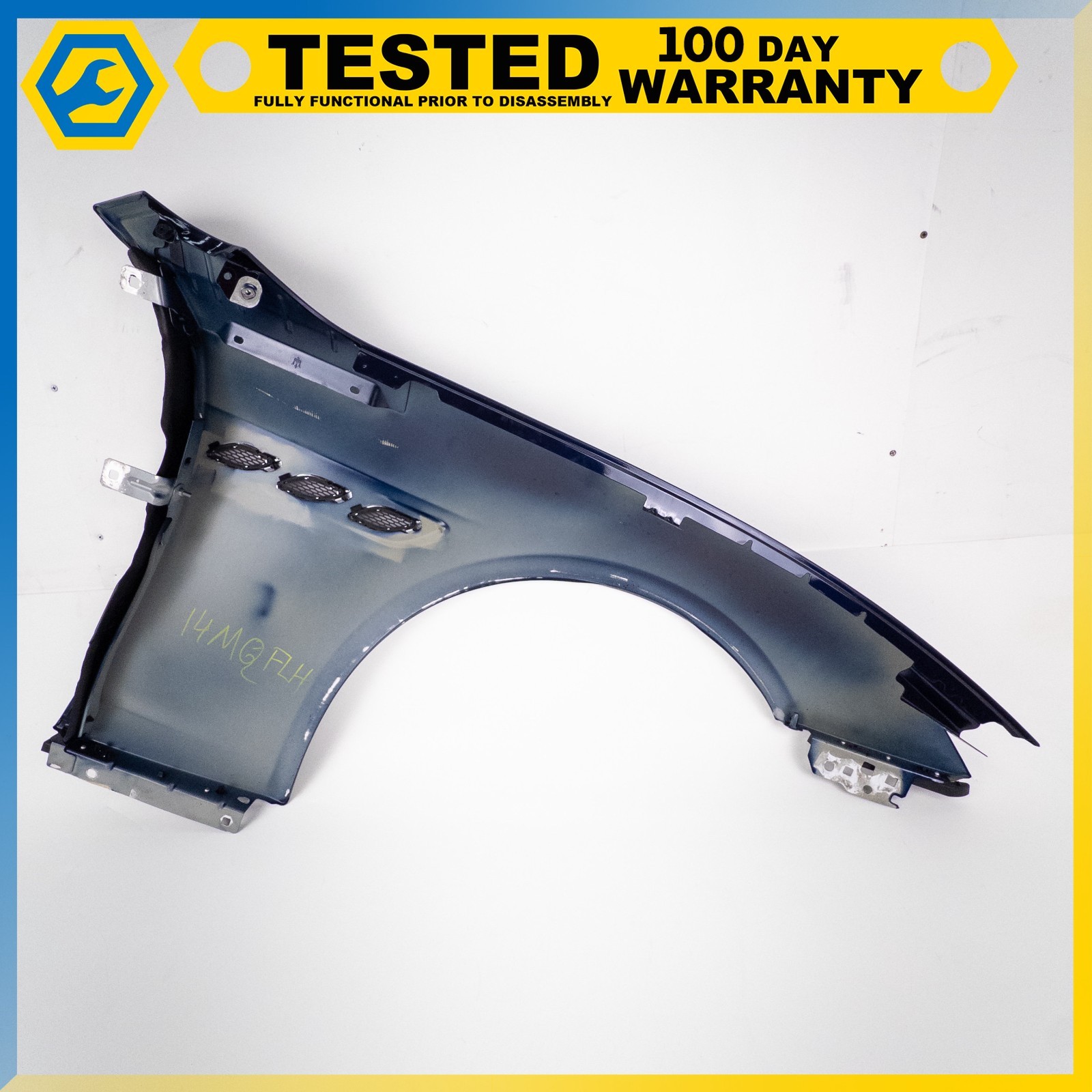 14-19 MASERATI QUATTROPORTE FRONT LEFT DRIVER SIDE FENDER ASSEMBLY BLUE OEM