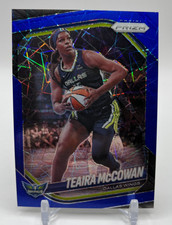 2025 Panini Prizm WNBA Teaira McCowans #48 Blue Velocity Prizm