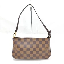 NO TARIFF Louis Vuitton LV Accessories Pouch N51983 Navona Brown Damier 4454670
