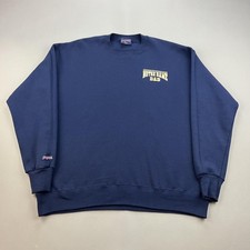 Vintage Notre Dame Fighting Irish Sweatshirt Mens XL Blue University Dad USA 90s