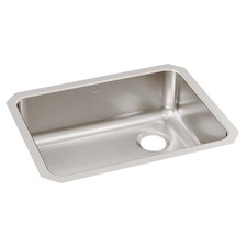 Elkay ELUH2317R Lustertone SS 25-1/2" Single Bowl Undermount Sink w/ Right Drain