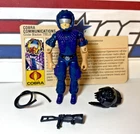 GI Joe Tele Viper 1985 v1 *100% COMPLETE w/File Card, Near Mint!* Cobra Vintage