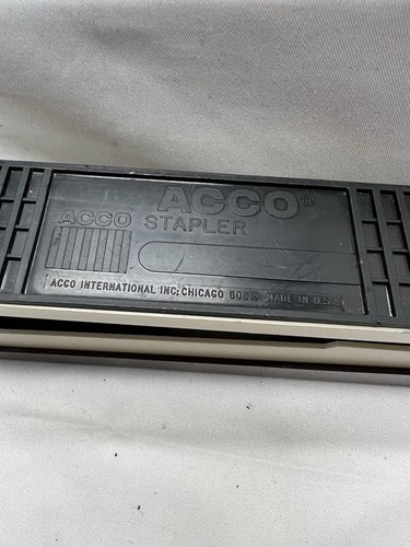 Acco 50 Hefter braun Geschäft Bürobedarf Schreibtisch Zubehör Vintage USA 6" - Bild 9 von 9