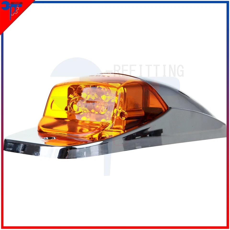 For 96-10 Freightliner Century Class LED Side Marker Light 2x 10.8"L x 4"W 12V Foto 4 de 4
