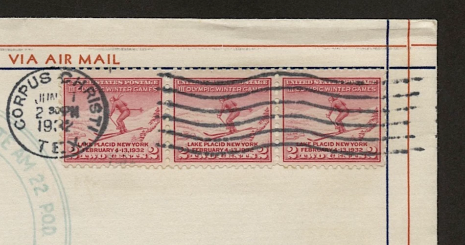 FFC CORPUS CHRISTI TEXAS cds CORPUS CHRISTI TEX. JUNE,1, 1932 - SIGNED by PILOT - Image 3 of 4