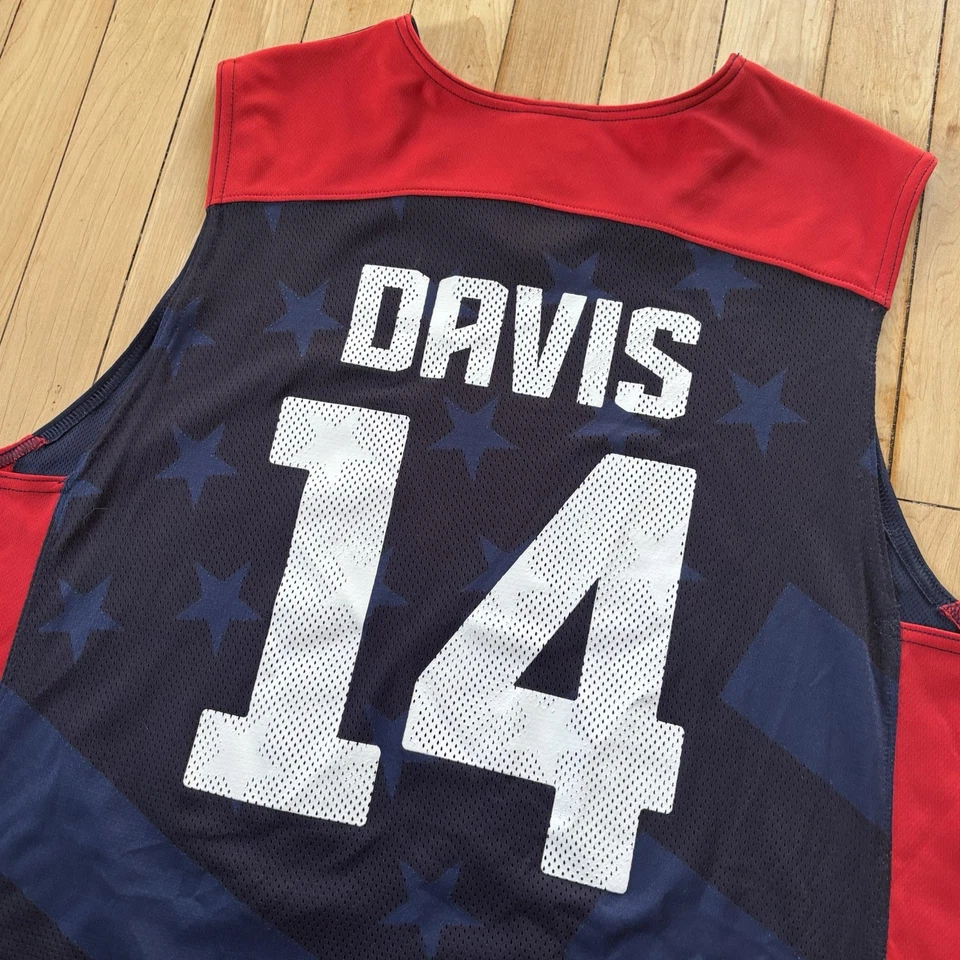 Футболка баскетбольная Nike команда США Энтони Дэвис 2012 Олимпийские игры мужская L - Изображение 4 из 4