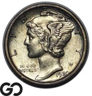 1920-D Mercury Dime, Better Denver issue, Choice ++