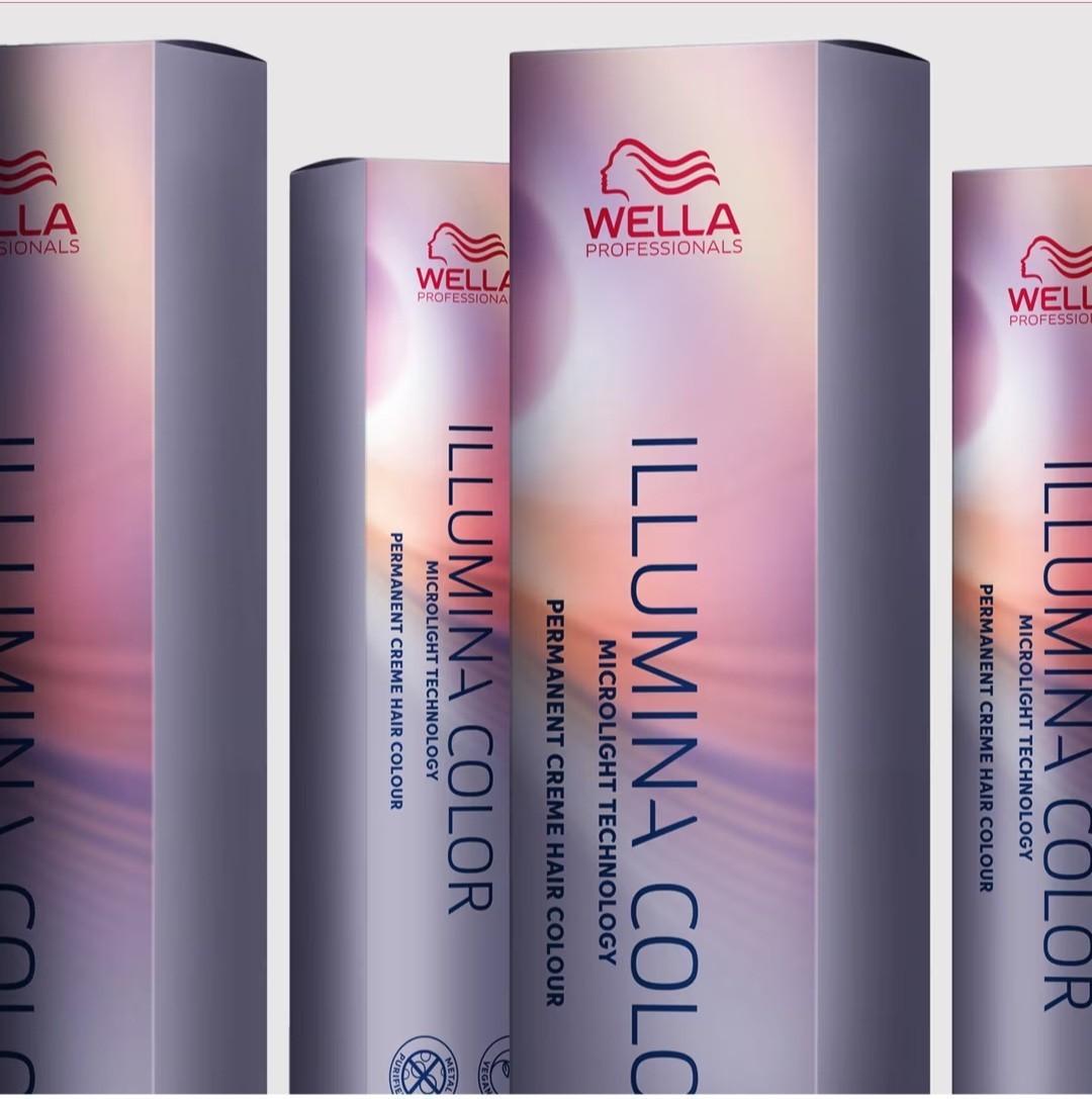 Wella Illumina Premium Permanent Hair Color, Vibrant Look, 2oz - Choose Color