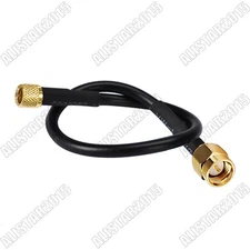 L5 Microdot 10-32UNF Male to SMA Male Plug RF Cable RG174 Flaw Sensor 15cm to 5m
