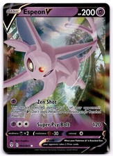Carta Pokemon Espeon V 064/203 SWSH Evolving Skies ultra rara - quasi nuova