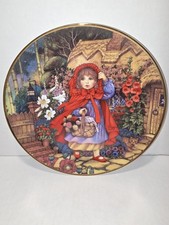 Little RED RIDING Hood, Decorative, Numbered Plate. Franklin MINT Rare Plate