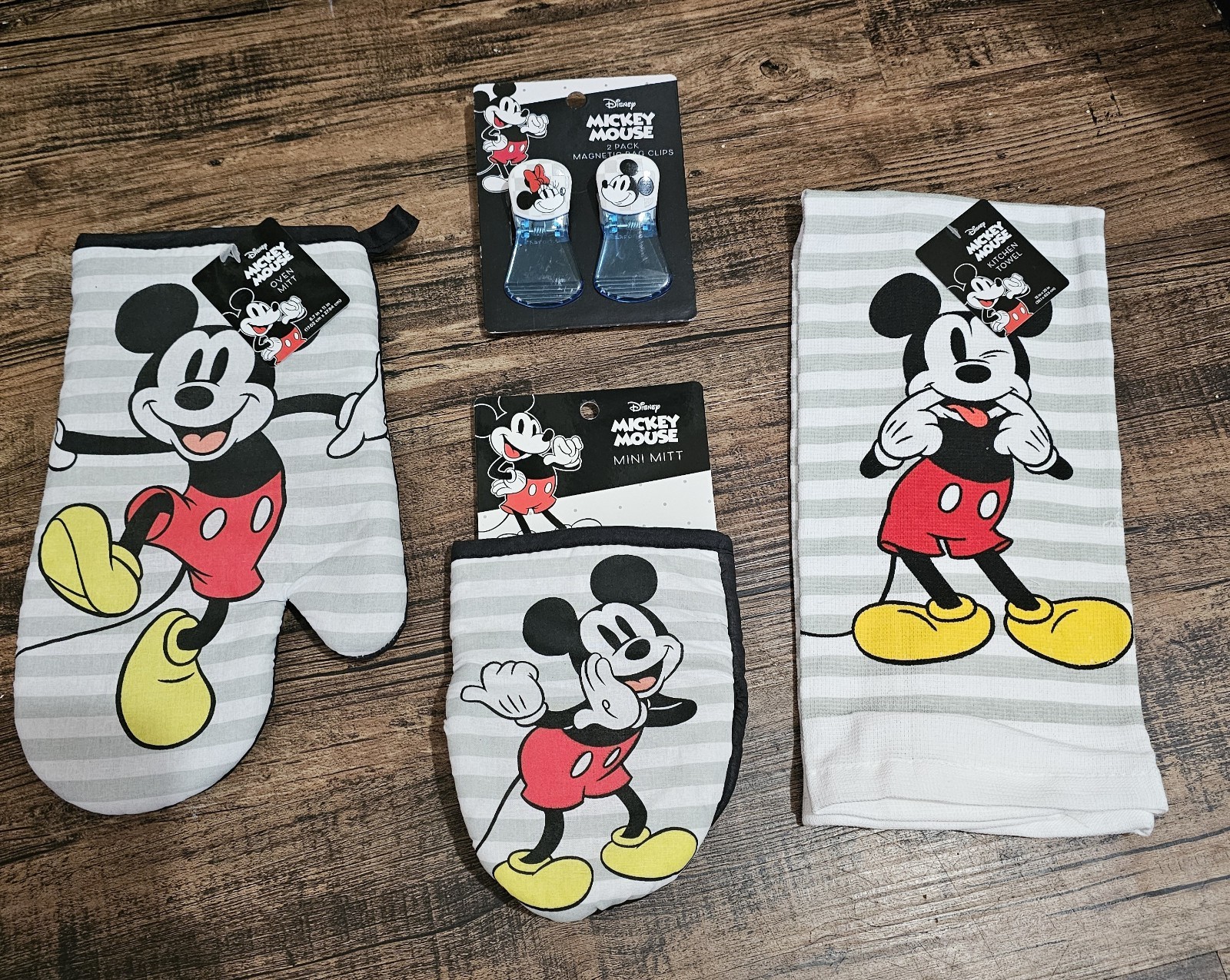 Oven Mitt Mini Mitt Chip Clip Set Of 4