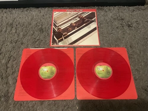 The Beatles “1962-1966” Original U.K. 1978 Gatefold RED vinyl 2Lp + Inners
