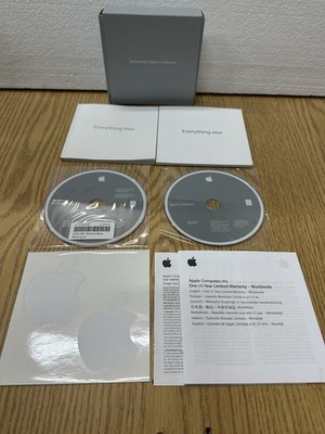 Mac Pro OS X Install Disc 1 & 2 Version 10.4.8 OEM