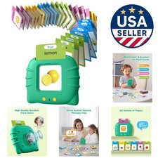 Rechargeable Talking Flash Cards for Kids 1-5 - 224 Vocabulary Words