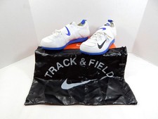 Utah State Aggies Nike Zoom PV II White/Blue Track Spikes Spikes Size 9.5
