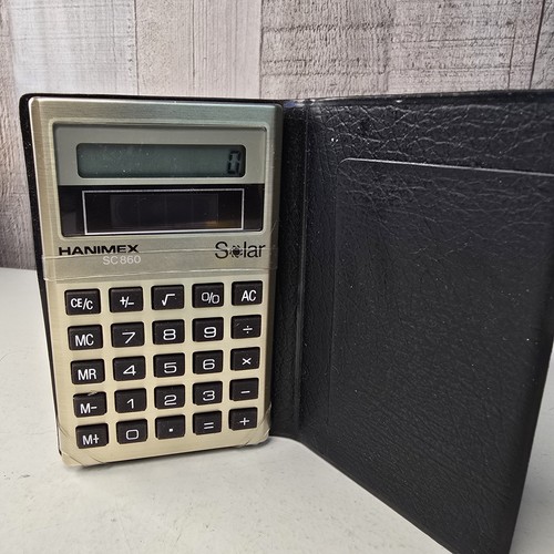 Calculadora solar de bolsillo Hanimex SC-860 de colección - Imagen 7 de 15