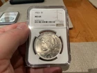 1923 Peace Silver Dollar NGC MS-64
