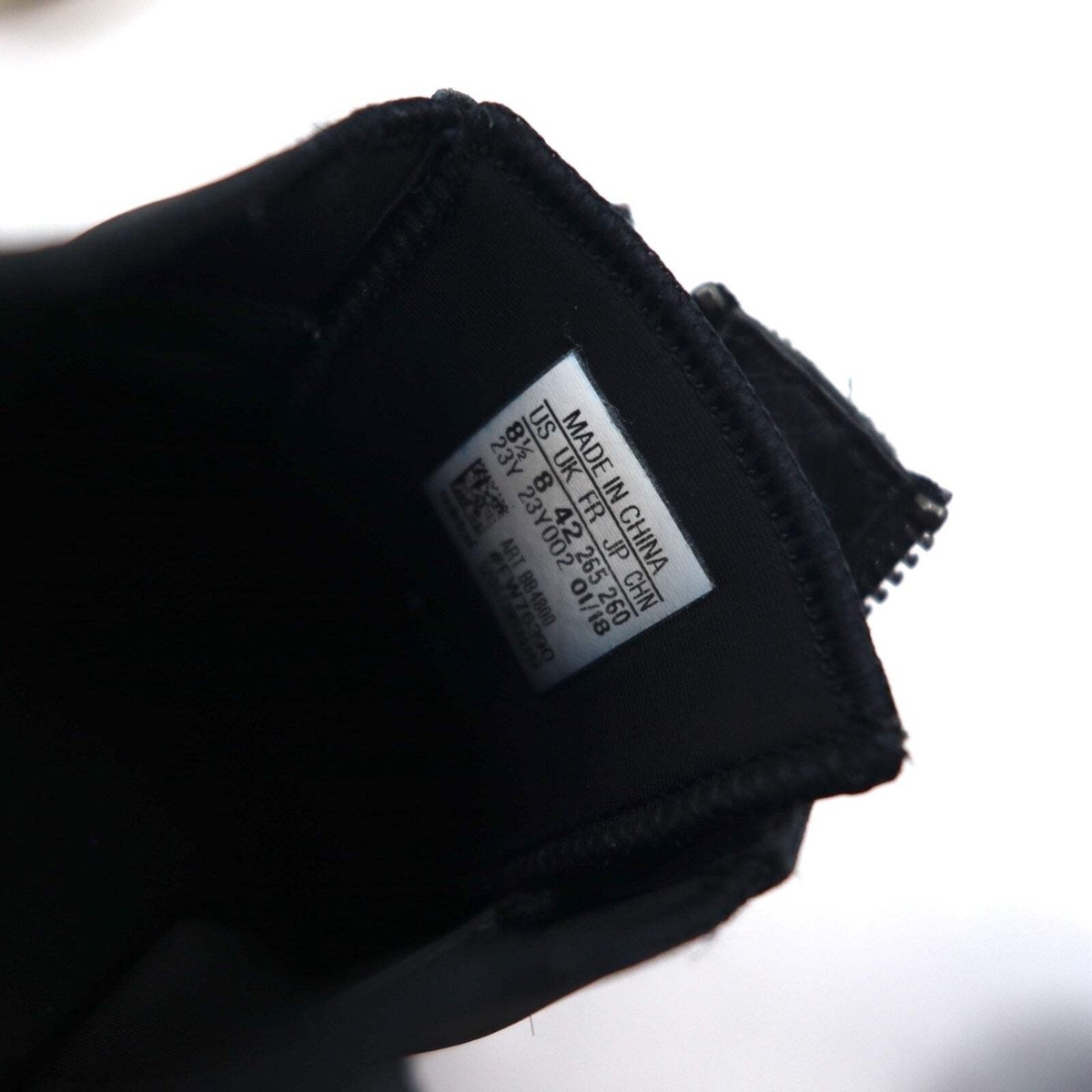 Y-3 (adidas × YOHJI YAMAMOTO) SUPER ZIP Sneakers US8.5 Black