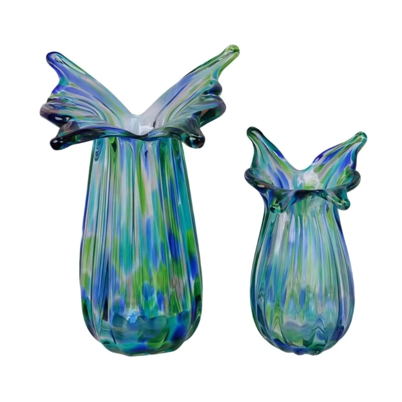 Handblown Glass Vases Decorative Vases for Living Room Dining Table Centerpieces