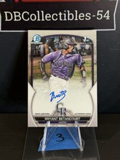 2023 Bowman Chrome Bryant Betancourt 1st Prospect Auto Colorado Rockies - 3