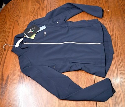 Equiline, New, softshell jacket coat, navy, SMALL $345