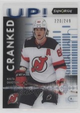 2022-23 Upper Deck Synergy Cranked Up Blue 220/249 Nikita Okhotyuk Okhotiuk 08s2