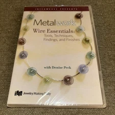 Metalwork. Wire Essentials. Tools, Techniques, Findings, And Finishes. DVD New!