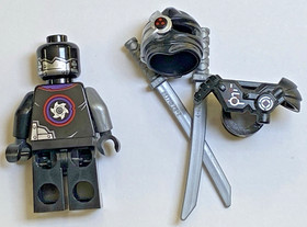 LEGO Ninjago General Cryptor Rebooted Minifigure njo0221 Set 70596 With Swords