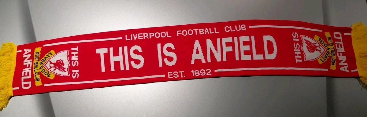 Echarpe de supporter LIVERPOOL Super Reds Retro 80'S scarf vintage