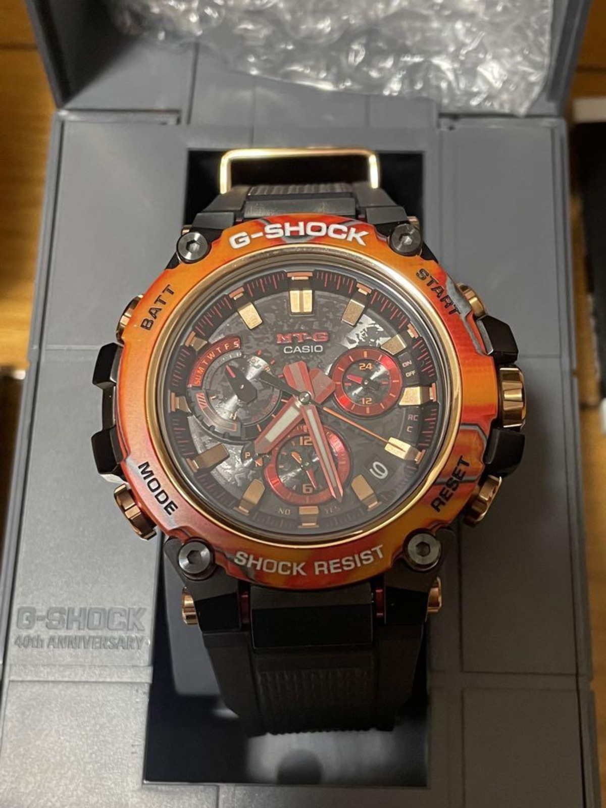 Casio G-Shock MTG-B3000FR-1AJR Flare Red Watch | eBay 