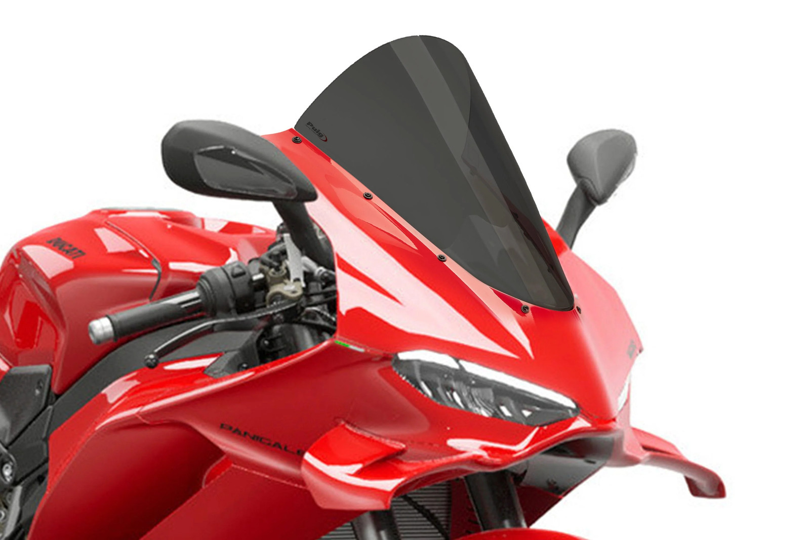 Puig R-Racer Screen | Dark Smoke | Ducati Panigale V4/V4S 2025>Current