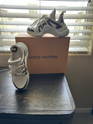 LOUIS VUITTON (WMNS) LOUIS VUITTON LV Archlight Sneakers 'White Pink' Size 38