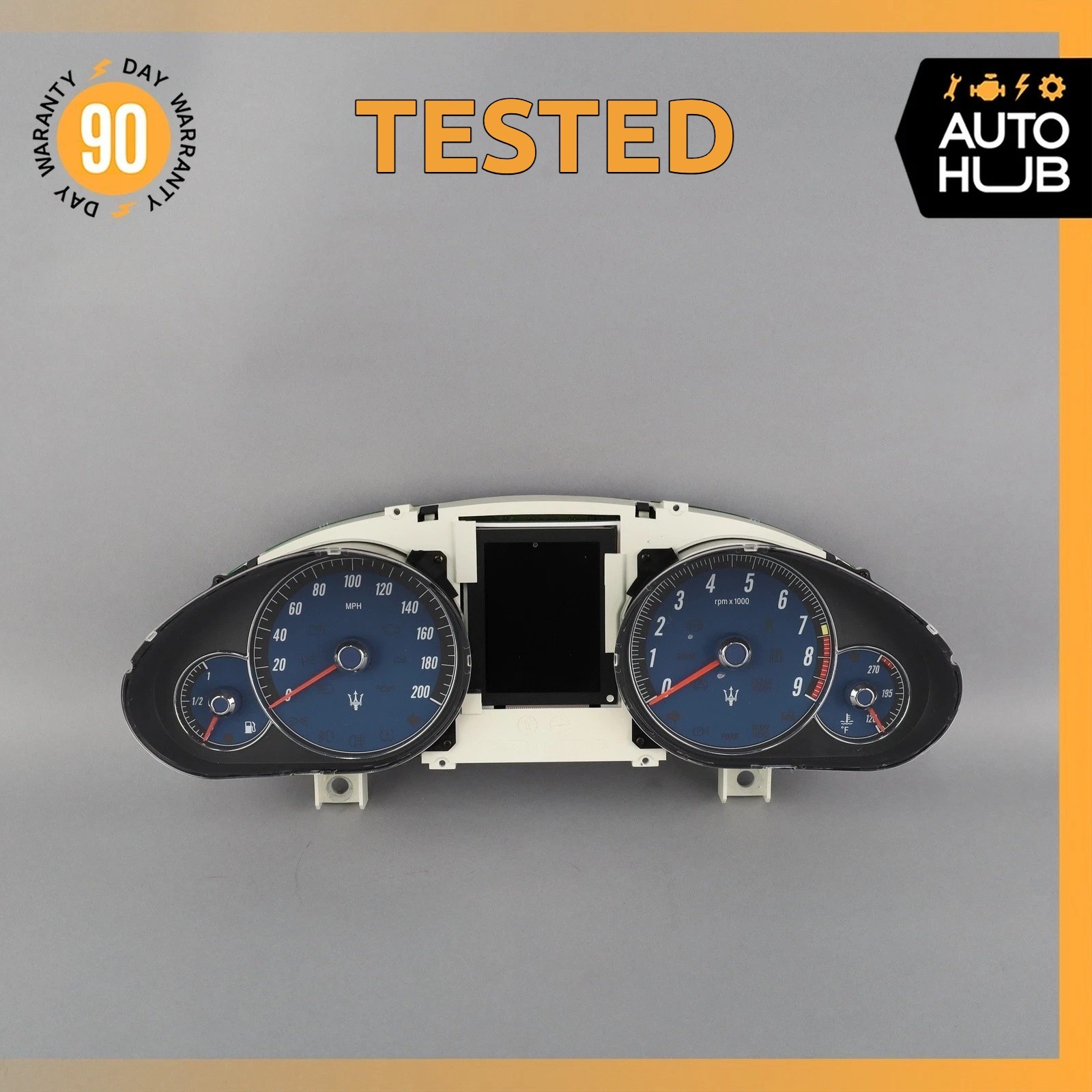 09-12 Maserati GranTurismo S M145 4.7L Instrument Cluster Speedometer OEM 45k
