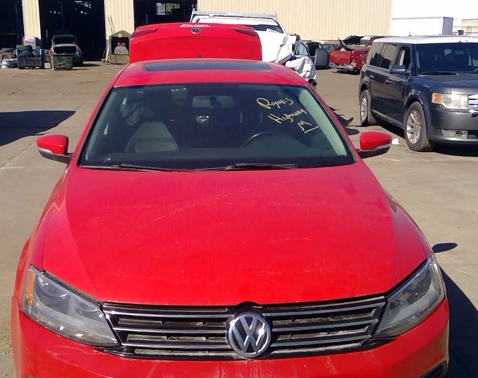 Parasol derecho pasajero Volkswagen Jetta 16 17 18 11-2015 en gris con iluminación Foto 2 de 4