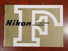 NIKON F INSTRUCTION BOOK, 8/1970/226790