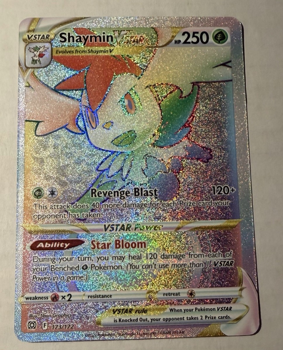 pokmon trading card games shaymin vstar premium collection TCG Chinese CS5bC-159/128 HR Holo This mythical Grass Pokmon TCG: Premium Collection (Shaymin