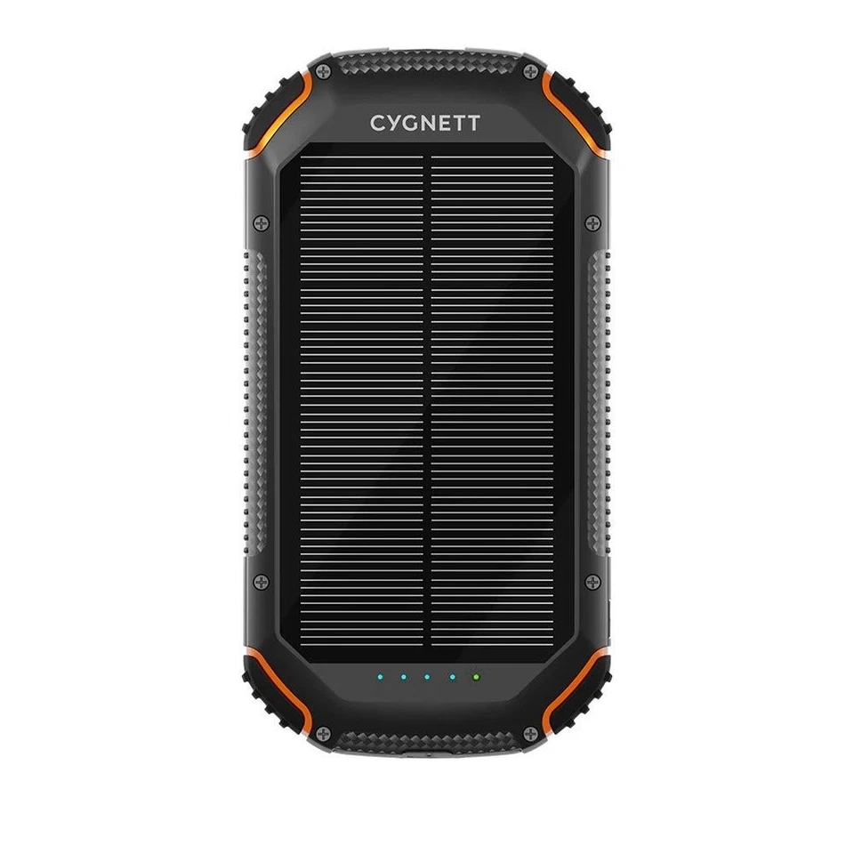 Cygnett ChargeUp OutBack 20K mAh Outdoor Solar Power Bank (Black)
