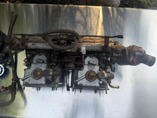 Alfa Romeo Weber 40dc0e 149 No 50 Carburetors With Original Intake Manifold Alfa Romeo Weber 40dc0e 149 No 50 Carburetors With Original Intake Manifold
