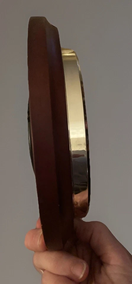 TIMEX 8” RARE VINTAGE THERMOMETER & HUMIDITY WOOD GLASS CALIBRATED COLLECTIBLE! - Image 3 of 4